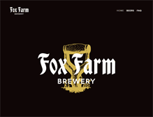 Tablet Screenshot of foxfarmbeer.com